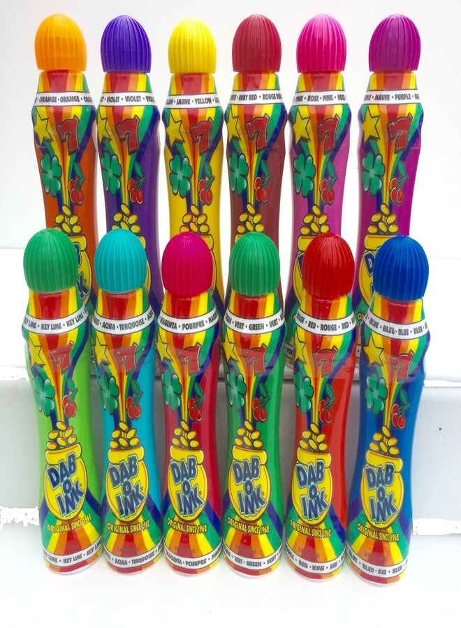 Dab-O-Ink Bulk Purchase--set of 48 Dab-o-ink 3 Oz Bingo Daubers - Image 1